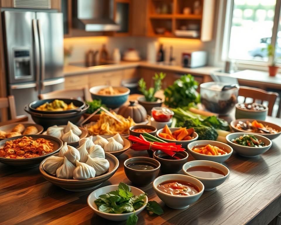 alimentos típicos na culinária asiática