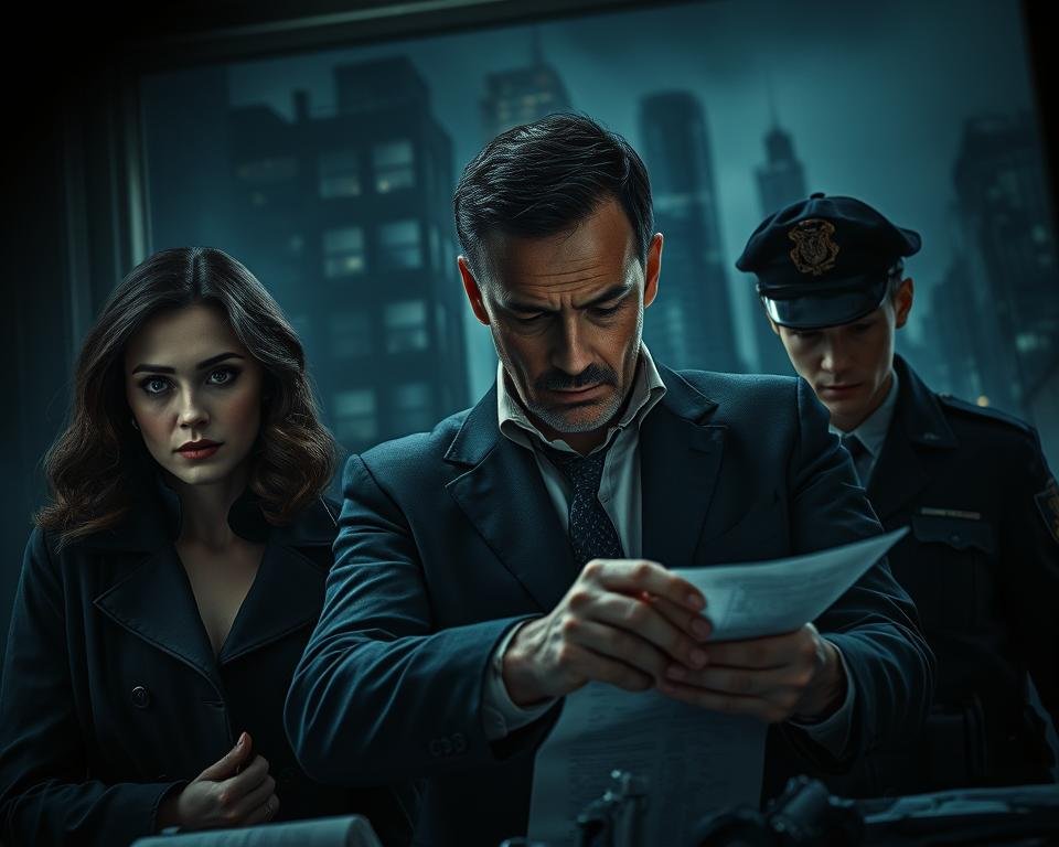 personagens de doramas com enredo policial e mistério