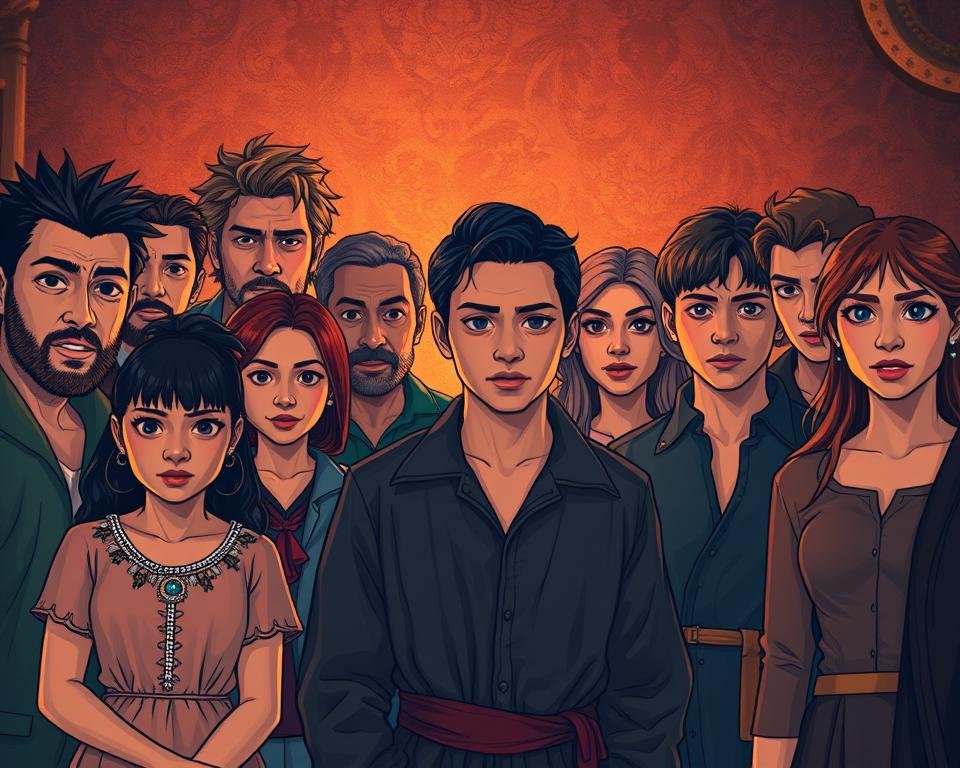 personagens secundários