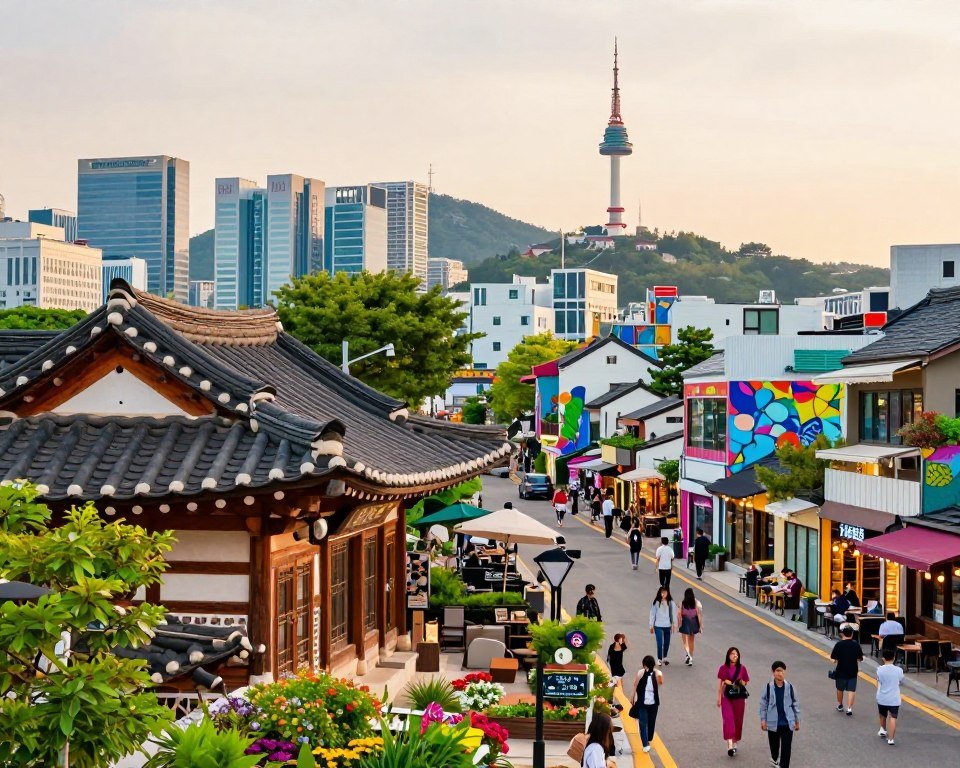 doramas cenários Seul