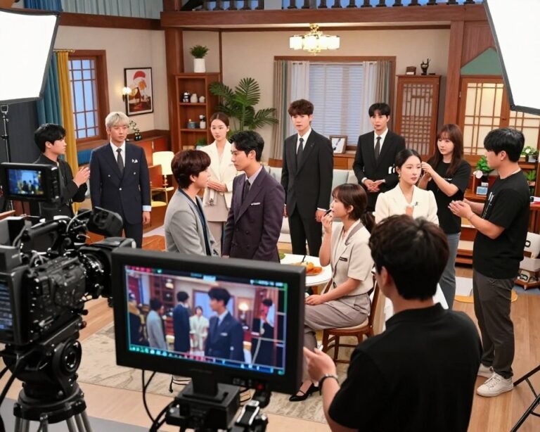 como funciona a produção de um dorama coreano