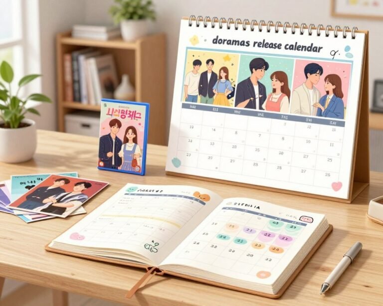 como funciona o calendário de lançamento de doramas